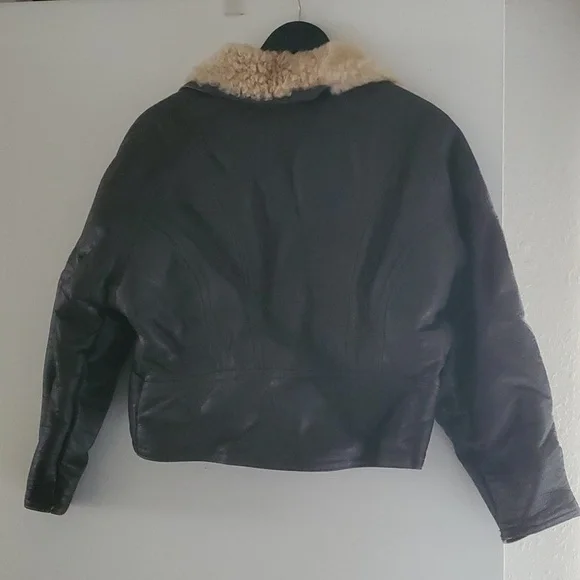 Vintage Leather Jacket Real Sheepskin by Richard Draper - Picture 7 of 16